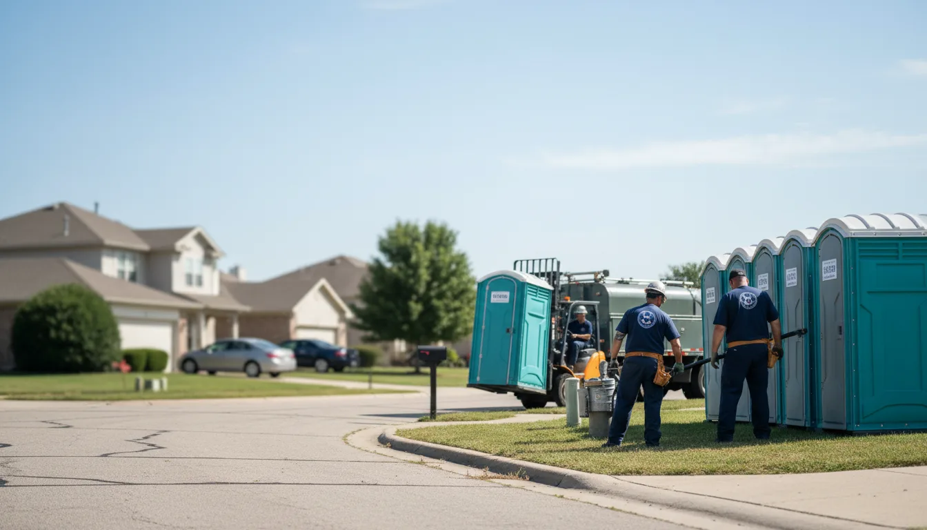 Porta Potty Rental in West Branch, IA near me